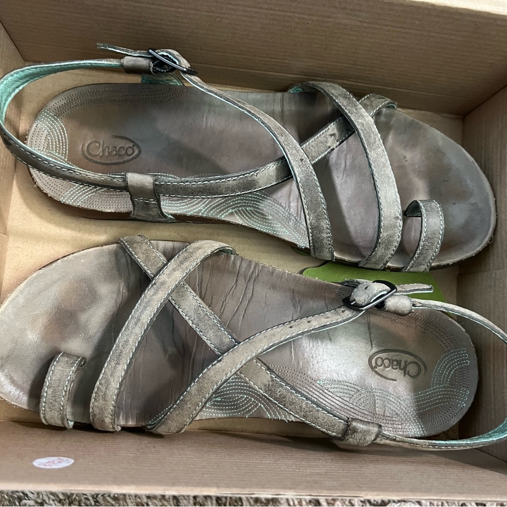 Chaco leather sandals, size 7